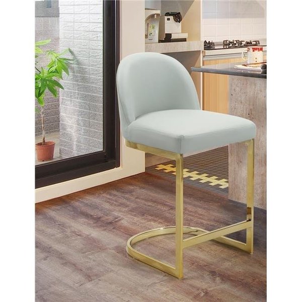 Chic Home Chic Home FCS9478-US Modern Contemporary Airlie Counter Stool Chair; Silver FCS9478-US